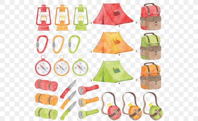Camping Watercolor Painting Campfire Clip Art, PNG, 564x500px, Camping, Backpacking, Campfire, Campsite, Orange Download Free