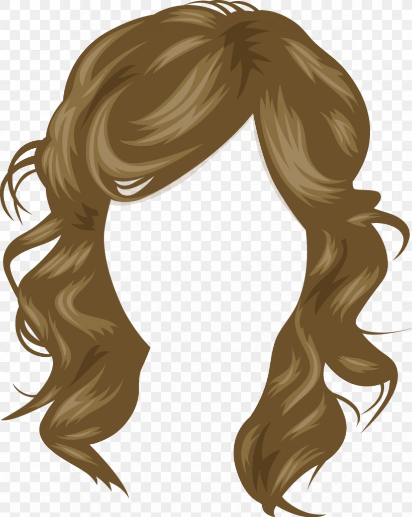 Hairstyle Wig Brown Hair Clip Art, PNG, 825x1036px, Watercolor, Cartoon,  Flower, Frame, Heart Download Free