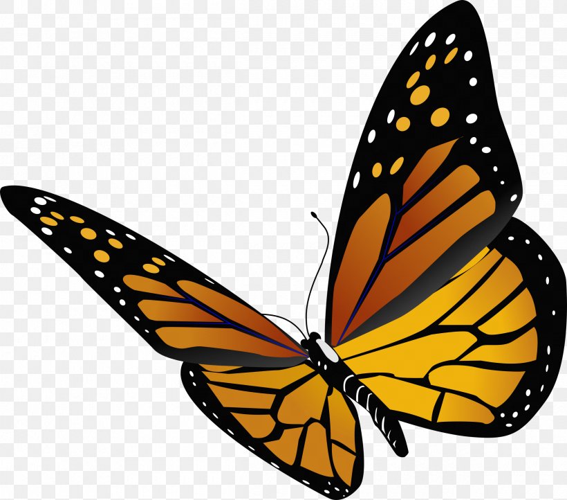 Monarch Butterfly Insect Clip Art, PNG, 2400x2115px, Butterfly, Arthropod, Brush Footed Butterfly, Greta Oto, Insect Download Free