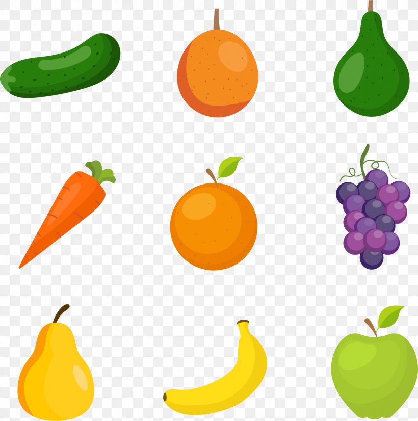 Vegetable Euclidean Vector Fruit, PNG, 1719x1732px, Vegetable, Apple, Auglis, Banana, Cucumber Download Free