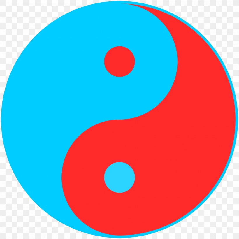 Yin And Yang Blue Red Clip Art, PNG, 2000x2000px, Yin And Yang, Area, Azure, Blue, Chinese Folk Religion Download Free