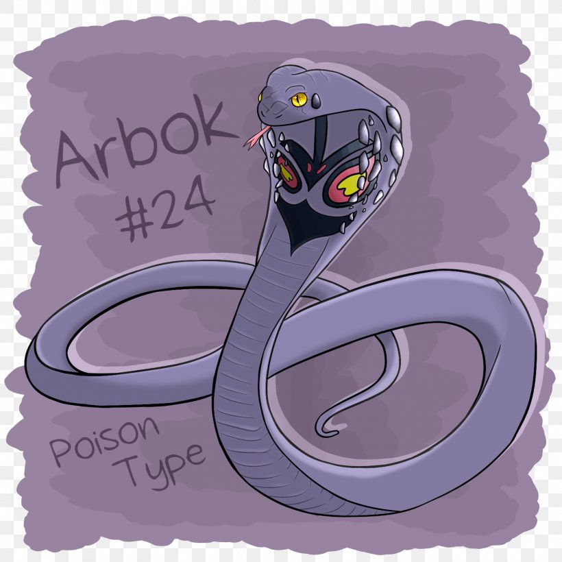 Arbok Seviper Ekans Pokémon, PNG, 1500x1500px, Arbok, Animal, Cartoon, Cobra, Ekans Download Free