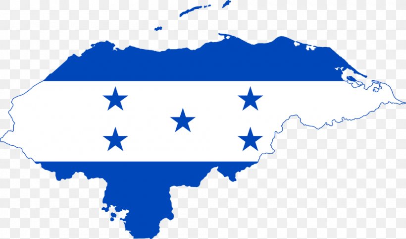 Flag Of Honduras Map National Flag, PNG, 1000x589px, Honduras, Area, Blank Map, Blue, Coat Of Arms Of Honduras Download Free