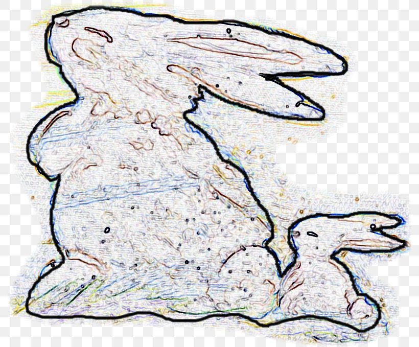 Hare Rabbit Easter Bunny Craft Paper, PNG, 792x679px, Hare, Area, Art, Artwork, Carnivoran Download Free