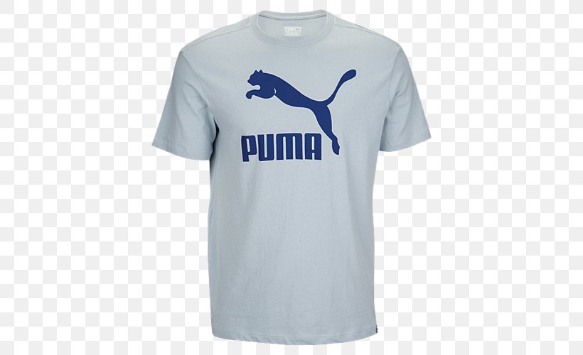 T-shirt Puma Top Clothing Shoe, PNG, 500x500px, Tshirt, Active Shirt, Adidas, Adolf Dassler, Blue Download Free