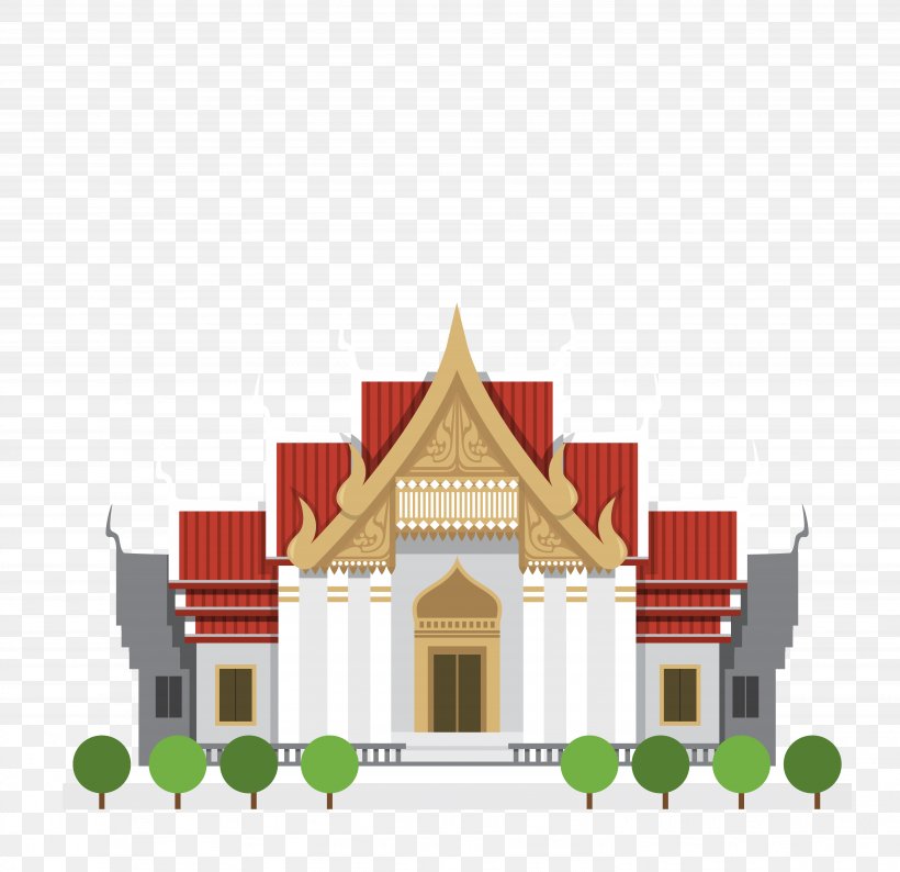 Thailand Royalty-free Stock Photography Illustration, PNG, 5123x4961px, Thailand, Building, Dance In Thailand, Elevation, Facade Download Free