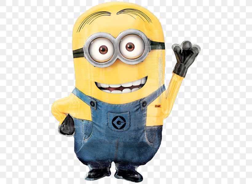 Dave The Minion Minions Despicable Me YouTube Sticker, PNG, 600x600px, Dave The Minion, Animated Film, Animation, Balloon, Birthday Download Free