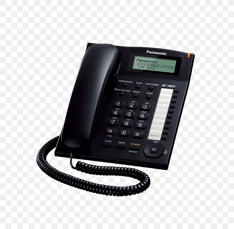 Panasonic KX-TS880B Landline Telephone Panasonic LCD Home & Business Phones, PNG, 800x800px, Panasonic, Answering Machine, Caller Id, Computer, Corded Phone Download Free