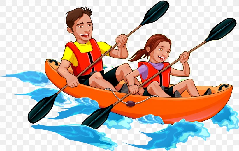 Kayak Canoe Father Illustration, PNG, 2369x1500px, Kayak, Boat, Boating, Canoe, Canoeing And Kayaking Download Free