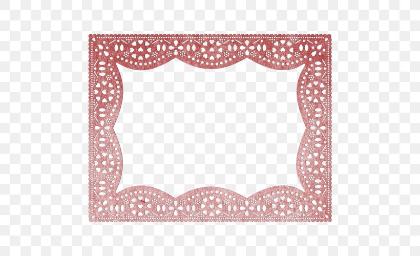 Rectangle Doily Picture Frames Die Pattern, PNG, 500x500px, Rectangle, Area, Border, Cheery Lynn Designs, Die Download Free