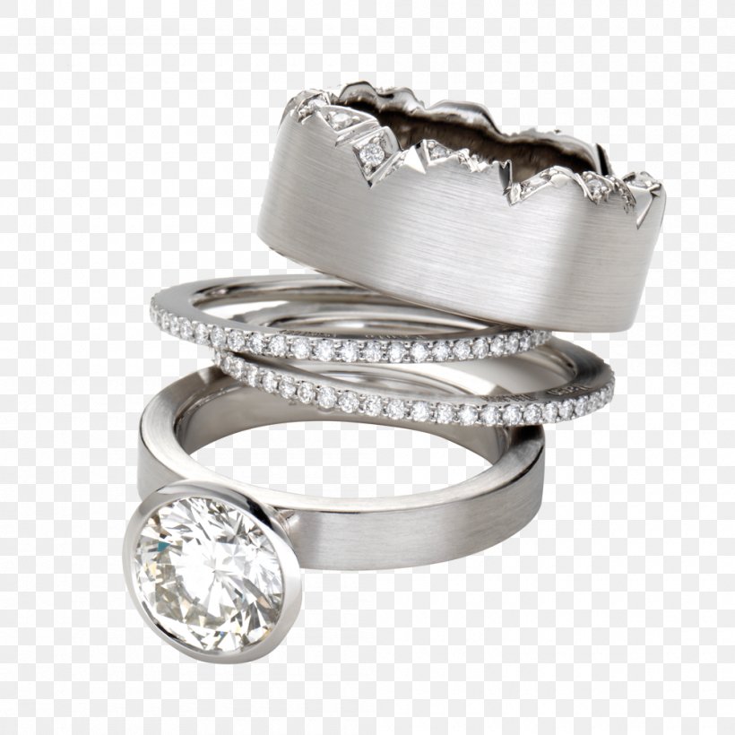 Ring Jeweler Jewellery Silver Brilliant, PNG, 1000x1000px, Ring, Body Jewelry, Bracelet, Brilliant, Diamond Download Free