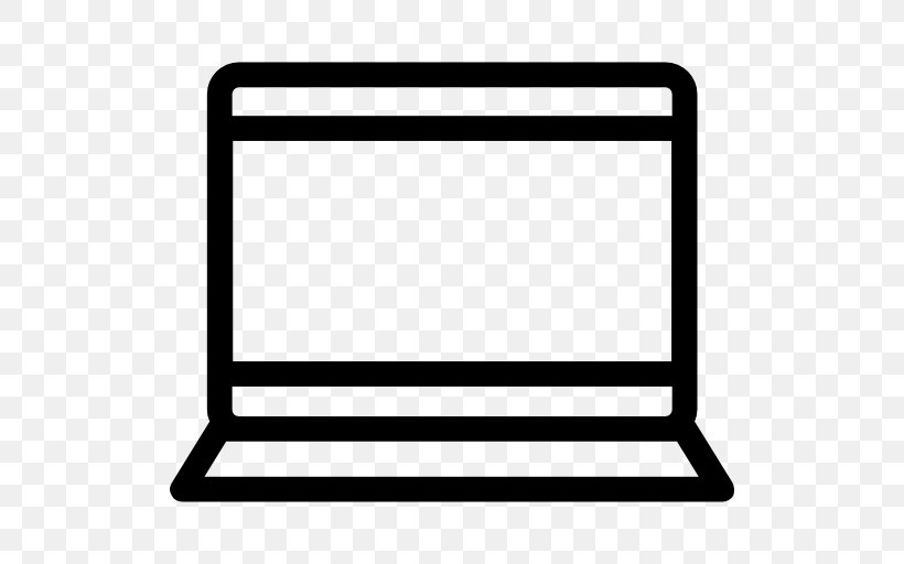 Laptop Computer Monitors, PNG, 512x512px, Laptop, Area, Black, Black And White, Computer Download Free