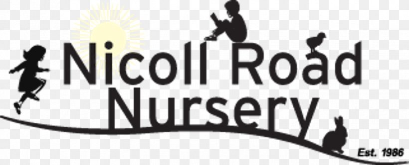 Nicoll Road Nursery Logo Mammal Brand, PNG, 1728x700px, Logo, Area, Behavior, Black, Black And White Download Free