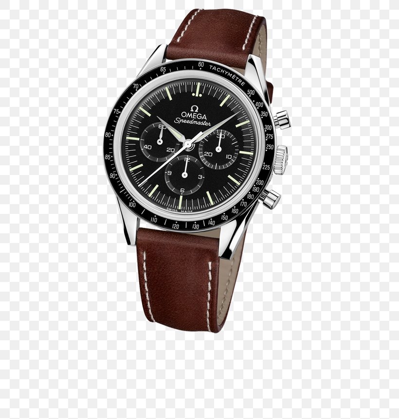 Omega Speedmaster Chronograph Omega SA Watch Omega Seamaster, PNG, 640x862px, Omega Speedmaster, Brand, Brown, Chronograph, International Watch Company Download Free