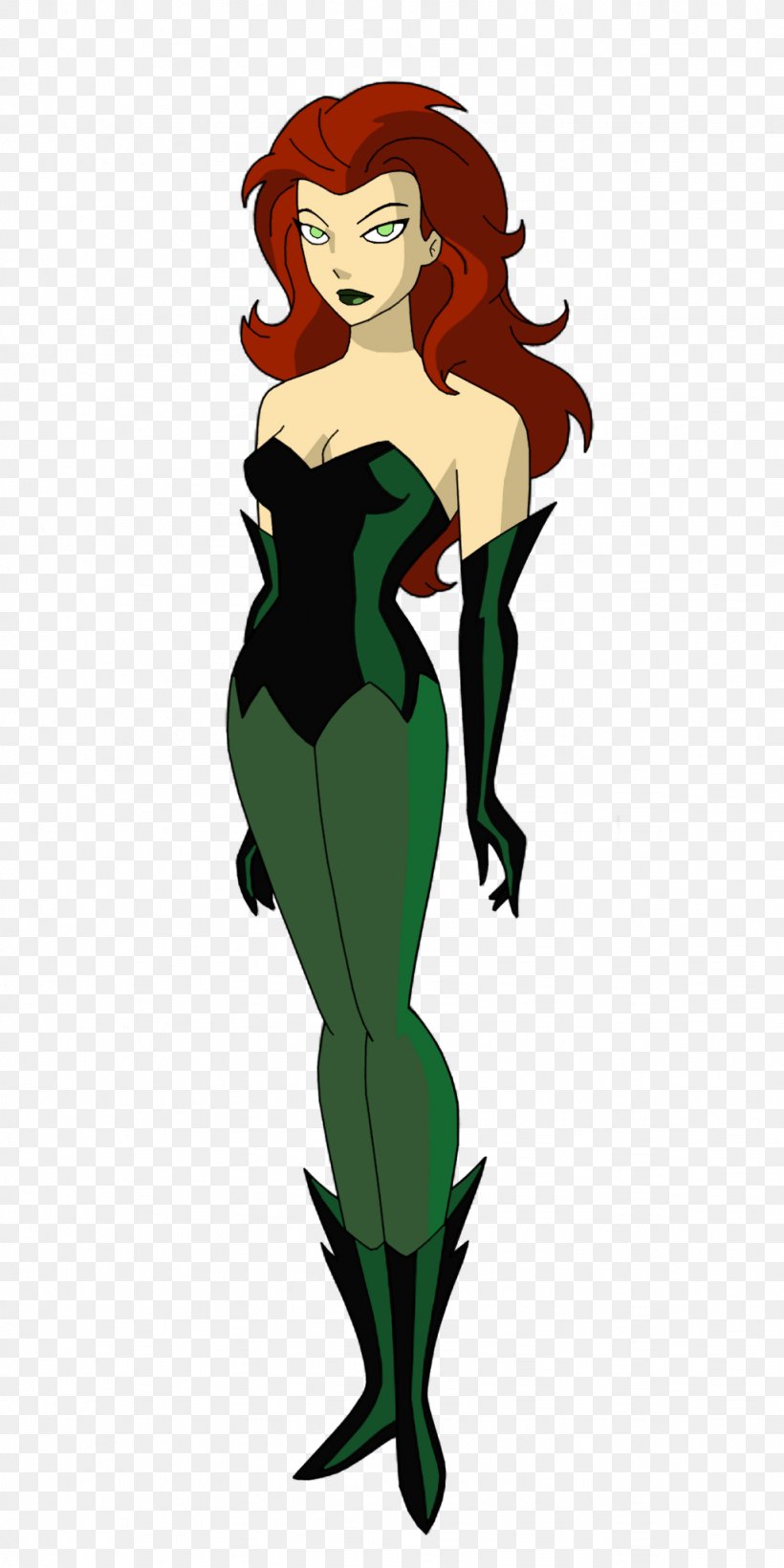 Poison Ivy Batman: The Animated Series Harley Quinn Bruce Timm, PNG, 1024x2048px, Watercolor, Cartoon, Flower, Frame, Heart Download Free