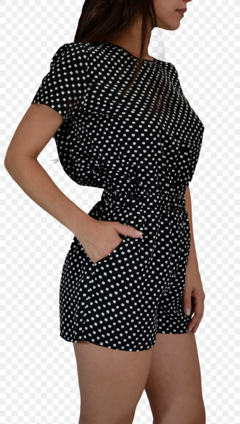 Polka Dot Shoulder Dress Black M, PNG, 1500x2646px, Polka Dot, Black, Black M, Day Dress, Dress Download Free