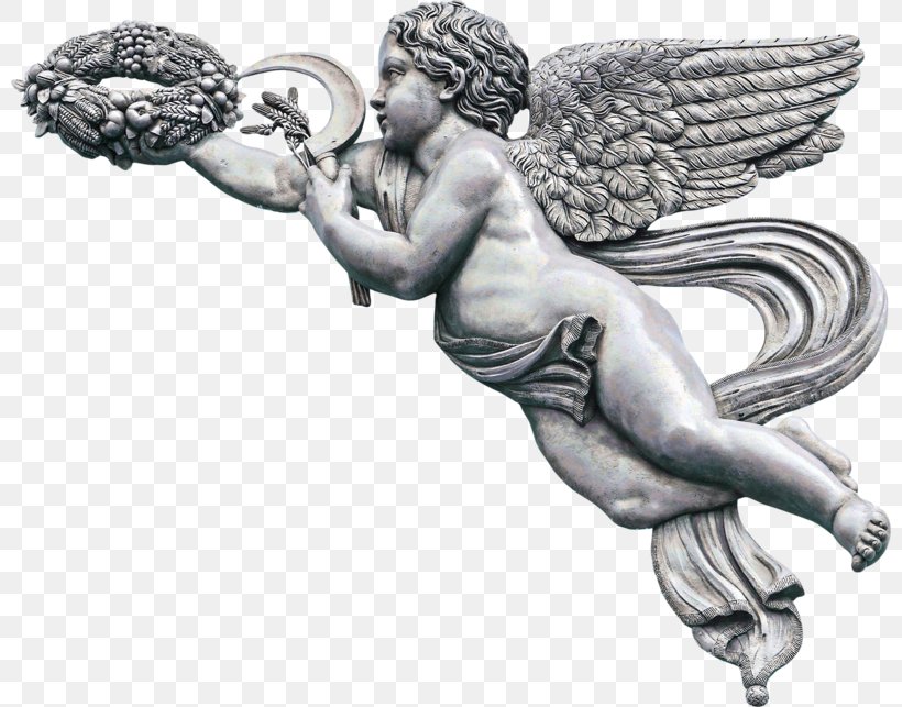 Angel Stone Carving Sculpture Statue, PNG, 800x643px, Angel, Art, Black And White, Classical Sculpture, Fictional Character Download Free