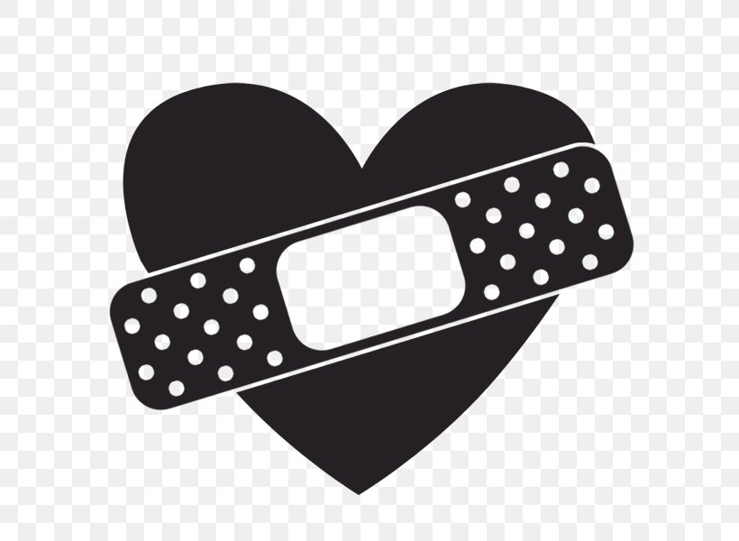 Band-Aid Heart Clip Art, PNG, 600x600px, Bandaid, Adhesive Bandage, Black, Black And White, Blog Download Free
