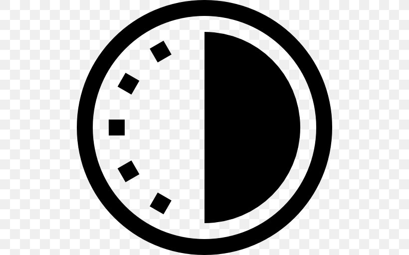 Time & Attendance Clocks Symbol Alarm Clocks, PNG, 512x512px, Clock, Alarm Clocks, Area, Black, Black And White Download Free