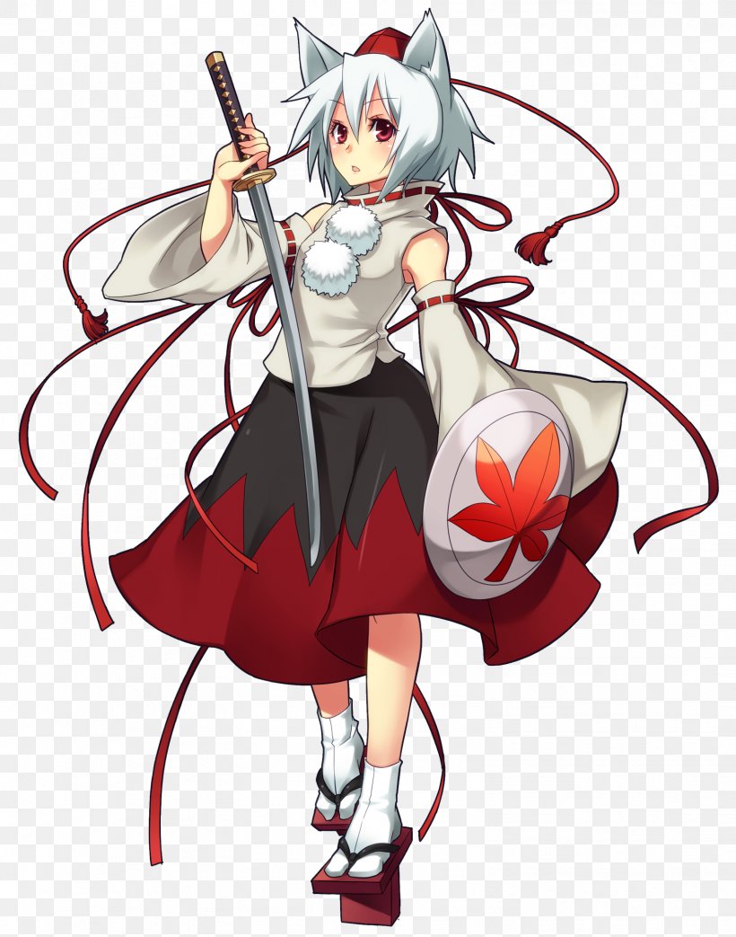 Touhou Project Kavaii Costume Tengu Sakuya Izayoi, PNG, 1571x2000px, Watercolor, Cartoon, Flower, Frame, Heart Download Free