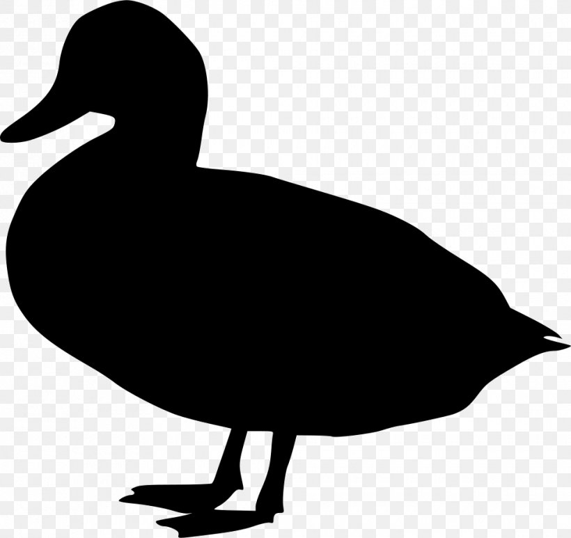 Duck Goose Fowl Neck Clip Art, PNG, 980x924px, Duck, Artwork, Beak, Bird, Black And White Download Free