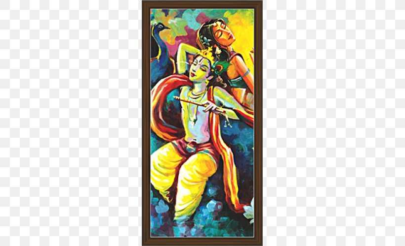 Radha Krishna Hinduism Painting, PNG, 500x500px, Krishna, Art, Bhakti, Gopi, Hinduism Download Free