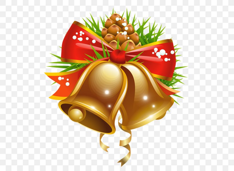 Christmas Ornament New Year Fruit Illustration, PNG, 548x600px, Jingle Bell, Bell, Christmas, Christmas And Holiday Season, Christmas Decoration Download Free