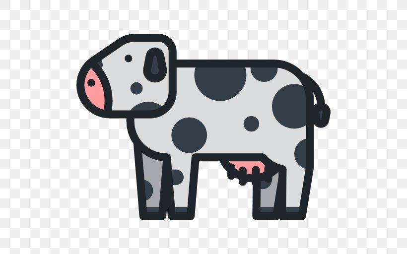 Dairy Cattle Euclidean Vector, PNG, 512x512px, Cattle, Animal, Cartoon, Cattle Like Mammal, Cows Milk Download Free