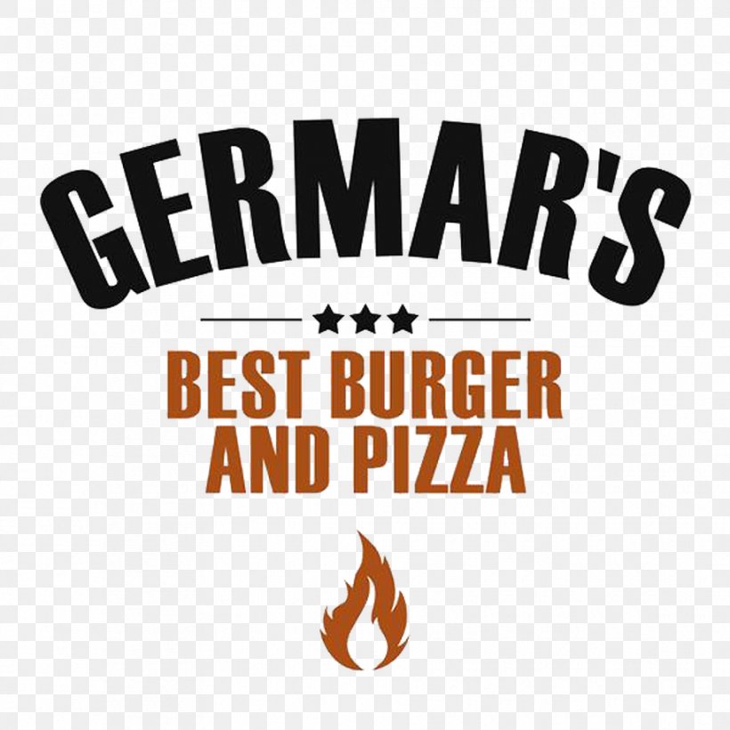 Germar's Best Burger&Pizza Logo Brand Font Clip Art, PNG, 915x915px, Logo, Area, Brand, Text, Vendor Download Free