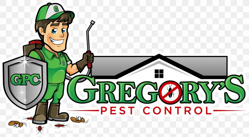 Gregory's Pest Control Exterminator Organization, PNG, 1972x1086px, Pest Control, Area, Brand, Business, Cartoon Download Free