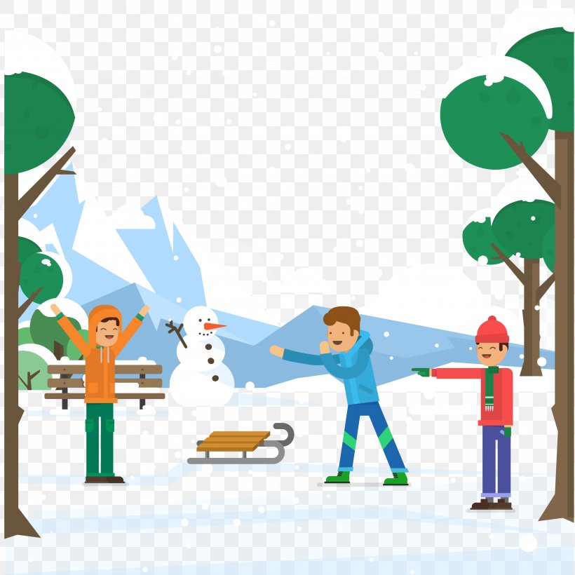 Child Snow Play Illustration, PNG, 4167x4167px, Child, Art, Cartoon, Childrens Day, Communication Download Free