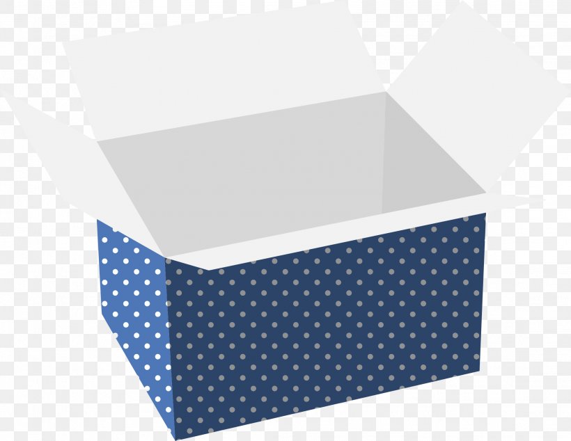 Cardboard Box Polka Dot Clip Art, PNG, 2224x1720px, Box, Blue, Cardboard, Cardboard Box, Carton Download Free