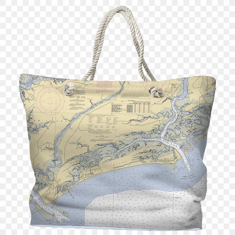 Nautical Chart Florida Keys Map Bag, PNG, 1000x1000px, Nautical Chart, Bag, Beach, Beige, Chart Download Free