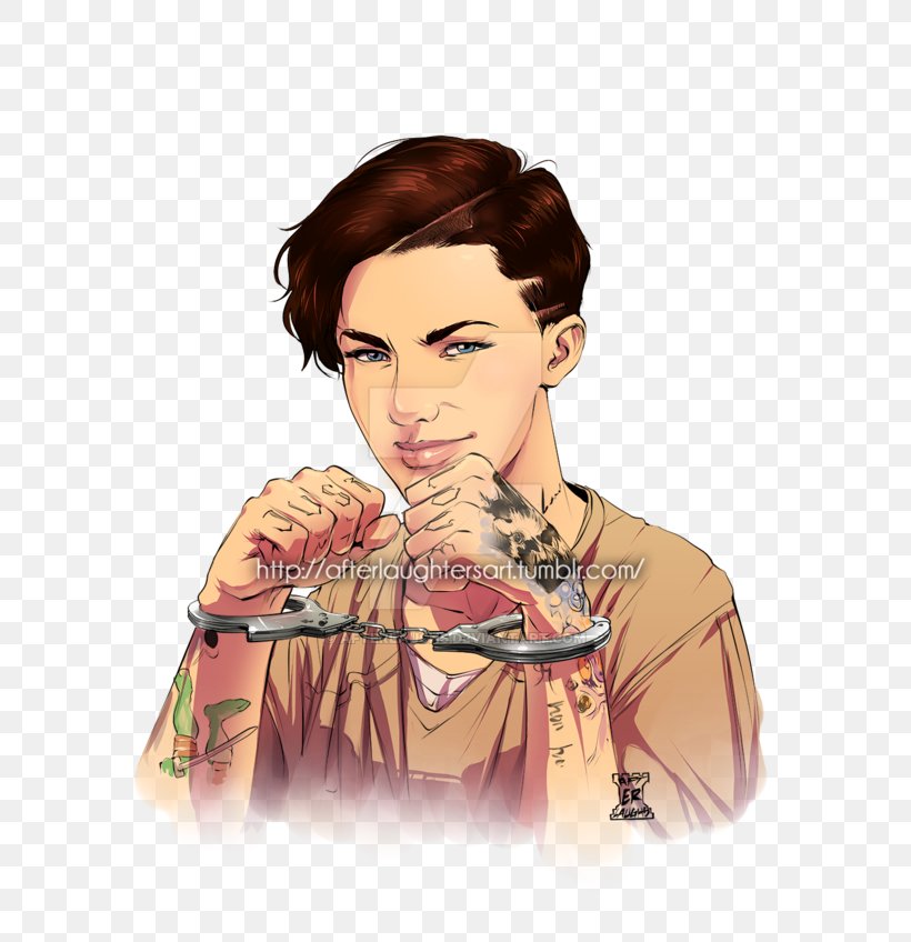 Orange Is The New Black Ruby Rose Stella Carlin Alex Vause, PNG, 600x848px, Watercolor, Cartoon, Flower, Frame, Heart Download Free