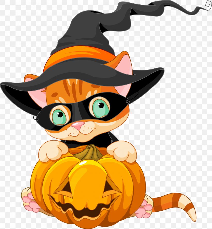Halloween Jack-o'-lantern Clip Art, PNG, 2218x2393px, Halloween, Carnivoran, Cartoon, Cat, Cat Like Mammal Download Free
