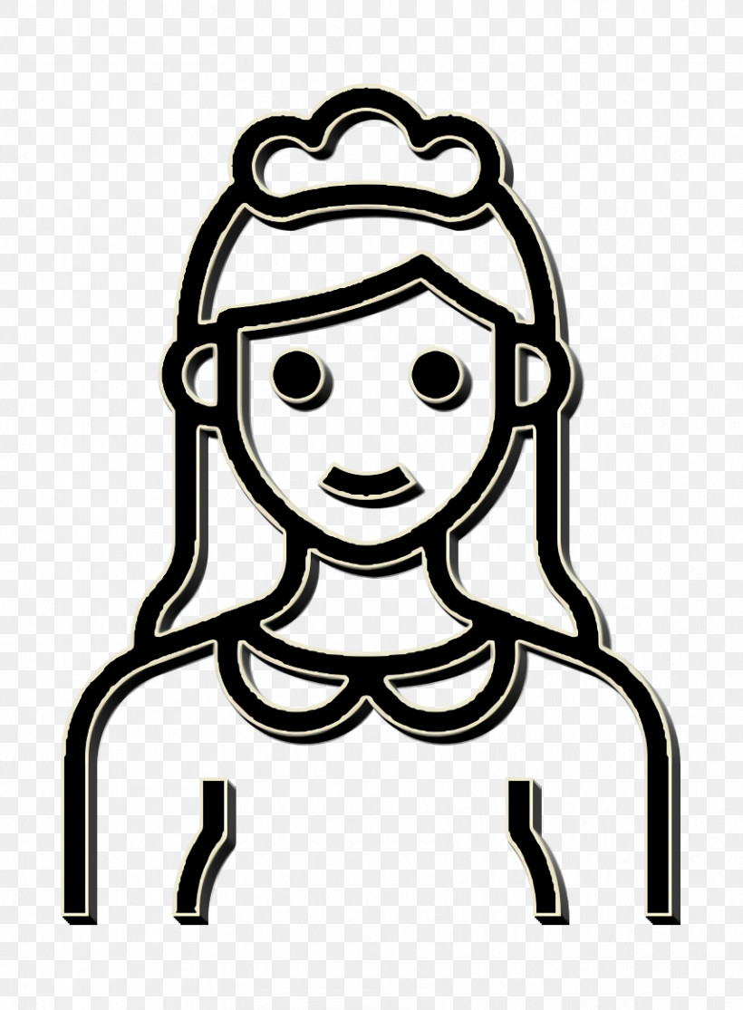 Occupation Woman Icon Professions And Jobs Icon Maid Icon, PNG, 856x1164px, Occupation Woman Icon, Blackandwhite, Cartoon, Coloring Book, Gesture Download Free