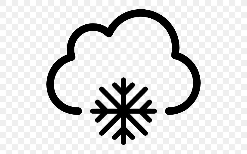 Snowflake Weather Forecasting Weather Map, PNG, 512x512px, Snow, Bbc Weather, Black And White, Body Jewelry, Cloud Download Free