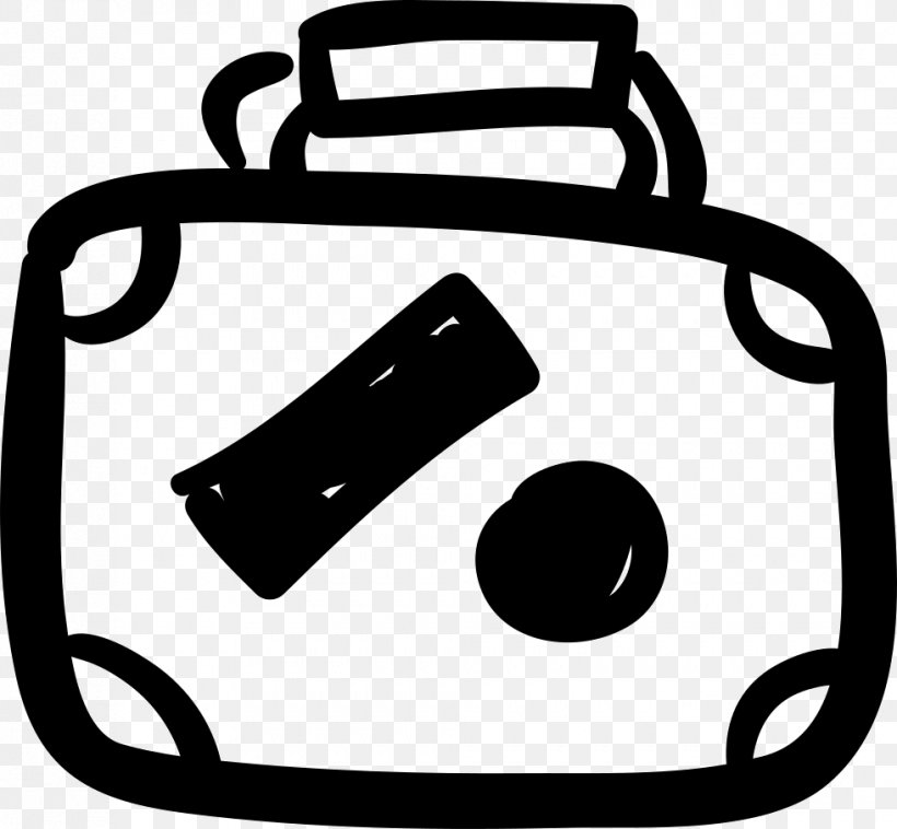Buggage Outline, PNG, 980x906px, Drawing, Baggage, Line Art, Travel Download Free