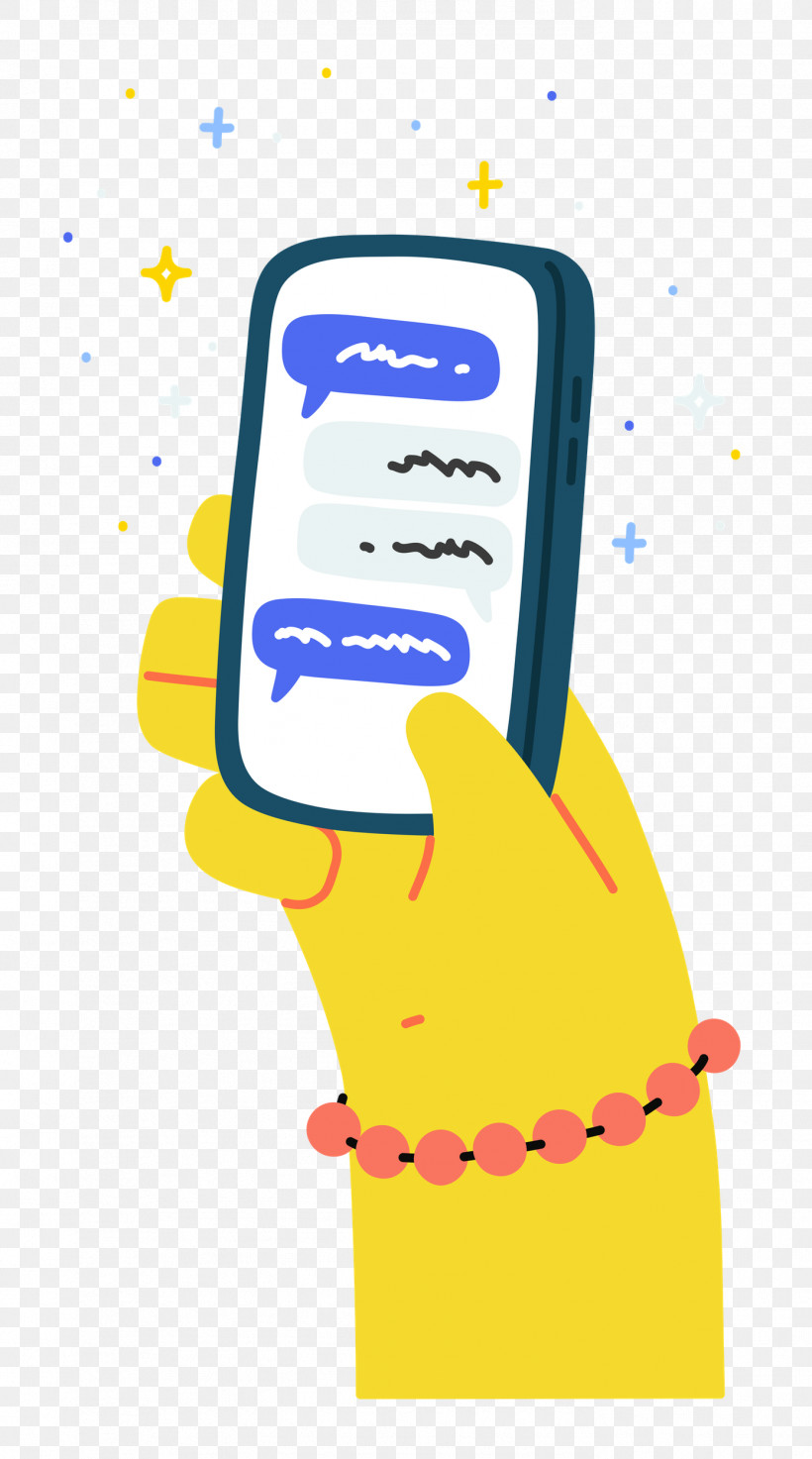Chatting Chat Phone, PNG, 1391x2500px, Chatting, Cartoon, Chat, Hand, Happiness Download Free
