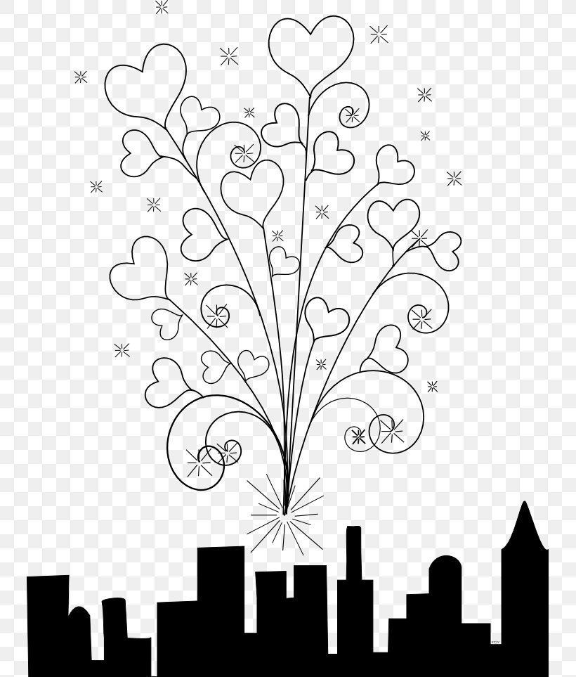 Coloring Book Heart Paper Tree, PNG, 743x963px, Coloring Book, Art, Black And White, Branch, Color Download Free