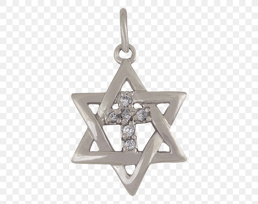 Star Of David Charms & Pendants Cross Necklace Christian Cross, PNG, 650x650px, Star Of David, Body Jewelry, Charms Pendants, Christian Cross, Cross Download Free