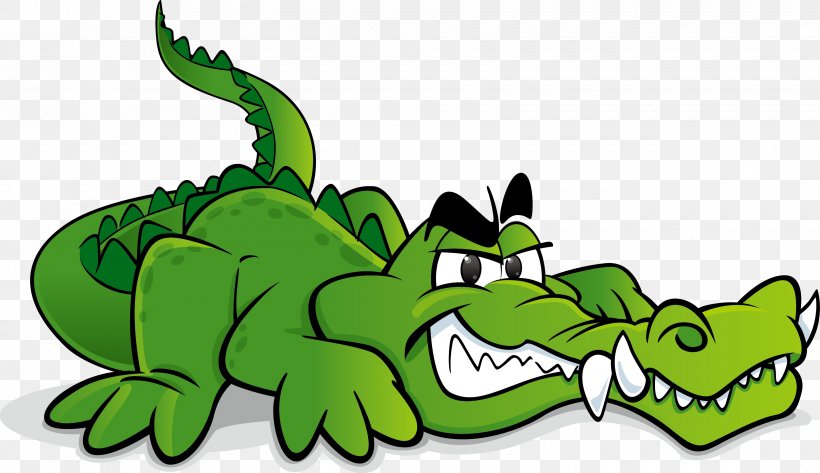 Crocodile Alligator Reptile Cartoon, PNG, 3320x1918px, Crocodile, Alligator, Amphibian, Cartoon, Crocodilia Download Free