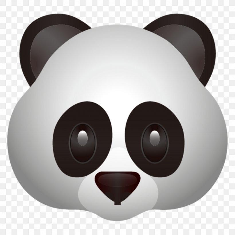 Giant Panda Emoji Sticker Emoticon Clip Art, PNG, 1024x1024px, Giant Panda, Art Emoji, Bear, Carnivoran, Cartoon Download Free