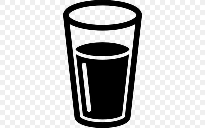 Glass Cup Drinking Water Clip Art, PNG, 512x512px, Glass, Black And White, Cup, Drink, Drinking Download Free