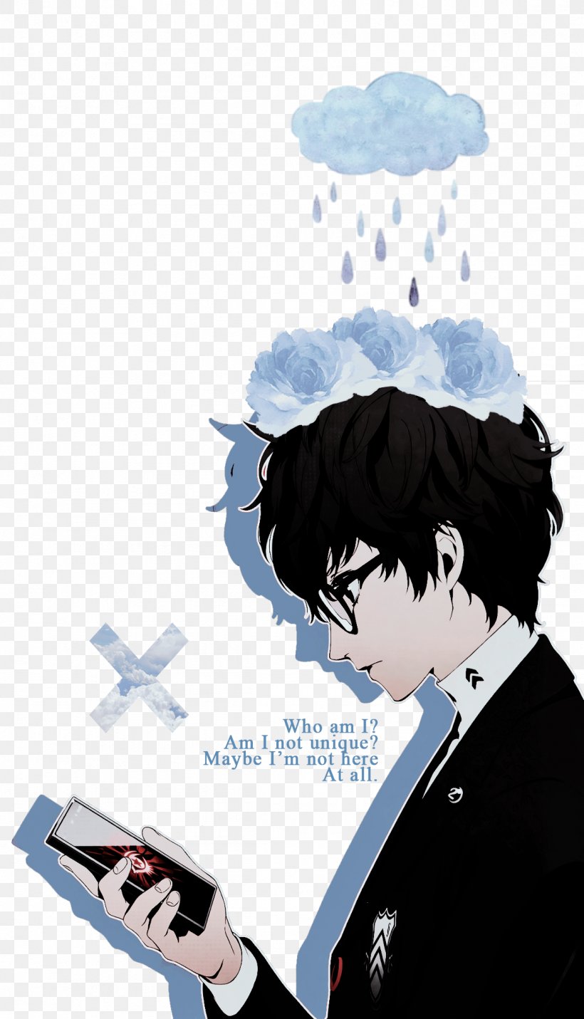 Persona 5 Blog Video Game Tumblr, PNG, 1162x2028px, Watercolor, Cartoon, Flower, Frame, Heart Download Free