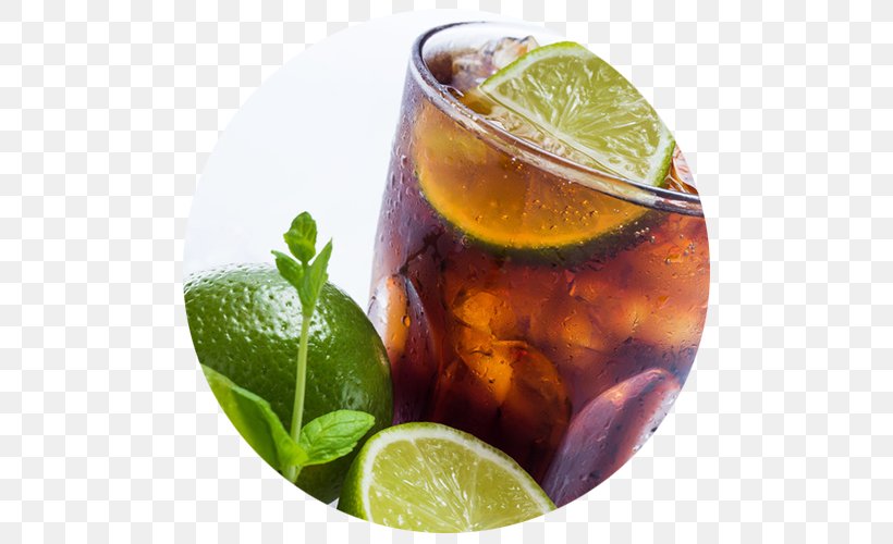 Rum And Coke Cocktail Garnish Non-alcoholic Drink Caipirinha Wine Cocktail, PNG, 500x500px, Rum And Coke, Alcoholic Drink, Caipirinha, Cocktail, Cocktail Garnish Download Free