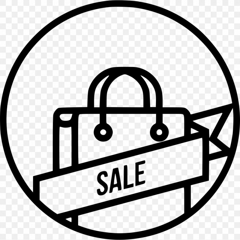 Clip Art Bag Shopping Product, PNG, 980x982px, Bag, Area, Black And White, Brand, Discounts And Allowances Download Free