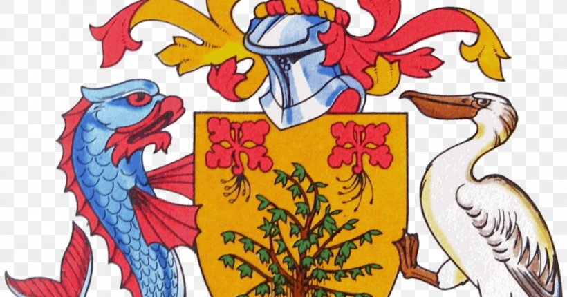 Coat Of Arms Of Barbados National Coat Of Arms Peacock Flower, PNG, 1200x630px, Barbados, Art, Bajan Creole, Caribbean, Coat Of Arms Download Free