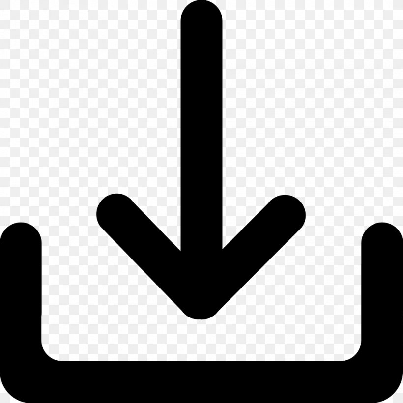 Symbol Download, PNG, 980x980px, Symbol, Black And White, Finger, Hand, Inbox By Gmail Download Free