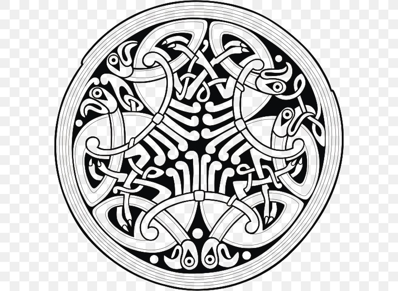 Celtic Knot Celtic Art Ornament, PNG, 600x600px, Celtic Knot, Area, Art, Black And White, Celtic Art Download Free